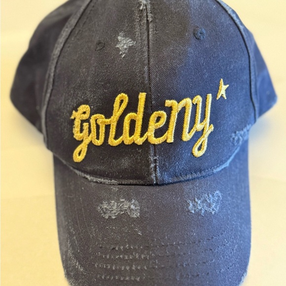 Golden Goose Navy and Gold Cap - Picture 1 of 5